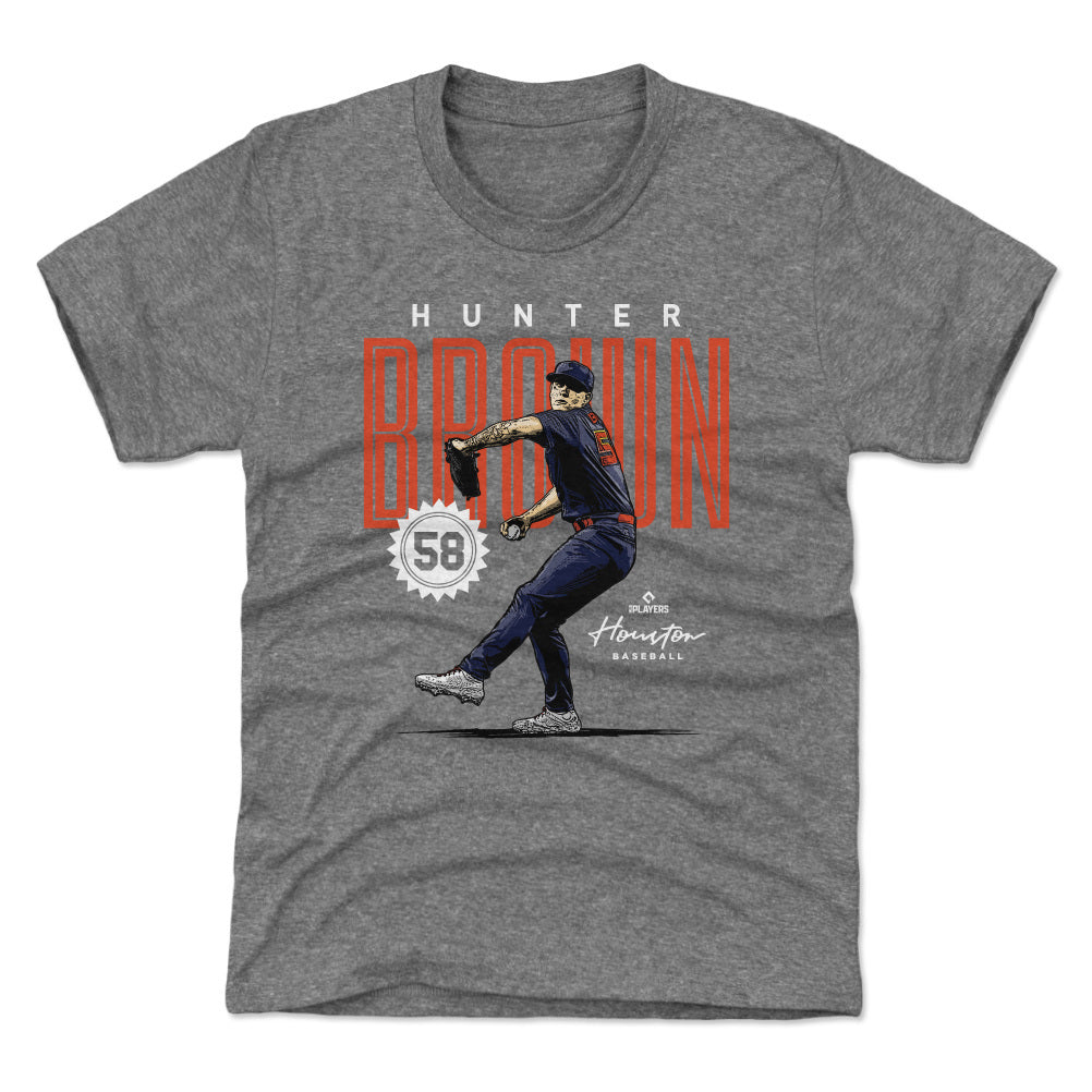 Hunter Brown Kids T-Shirt | 500 LEVEL