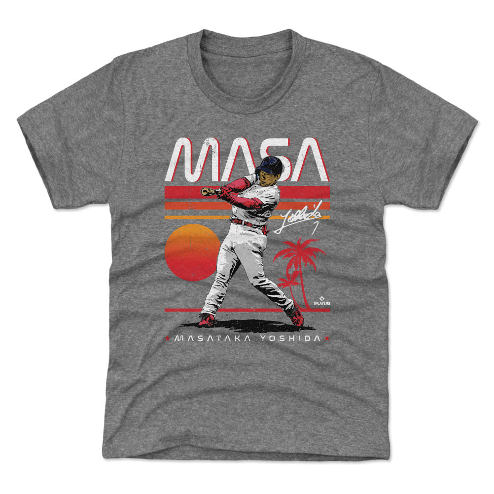 Xander Bogaerts Kids Toddler T-Shirt - Heather Gray - San Diego | 500 Level Major League Baseball Players Association (MLBPA)