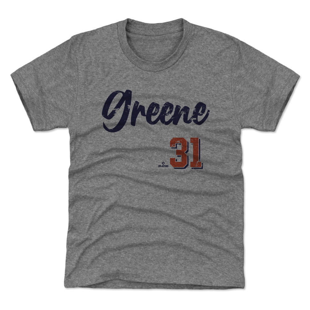 Riley Greene Kids T-Shirt - Tri Gray - Detroit | 500 Level Major League Baseball Players Association (MLBPA)