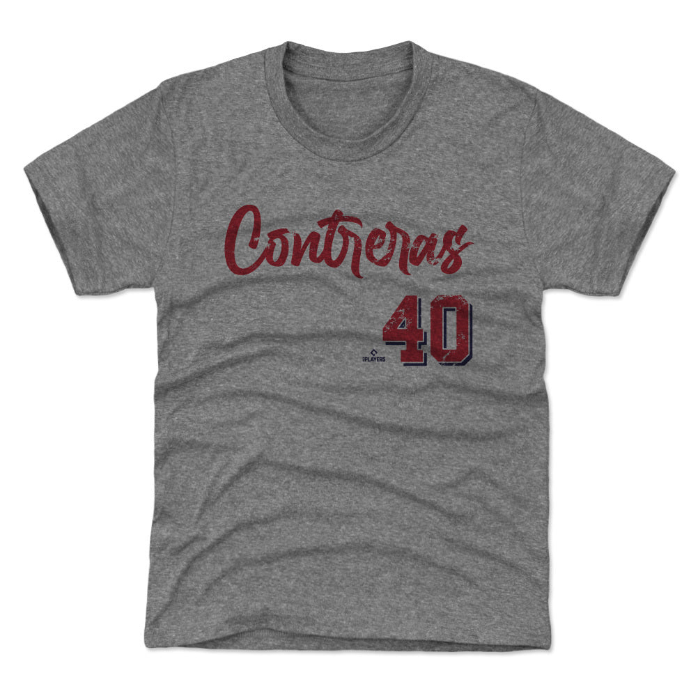  Willson Contreras Youth Shirt (Kids Shirt, 6-7Y Small, Tri Ash)  - Willson Contreras St. Louis Future : Sports & Outdoors