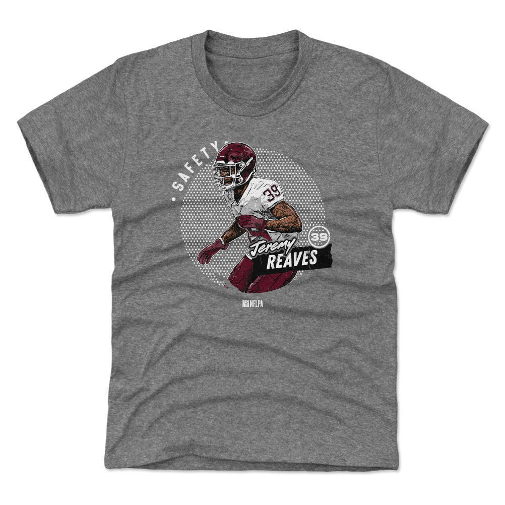 Jeremy Reaves Youth Shirt, Washington Football Kids T-Shirt