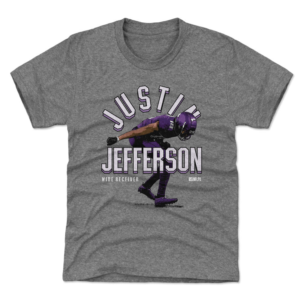 Justin Jefferson Youth Shirt  Minnesota Football Kids T-Shirt