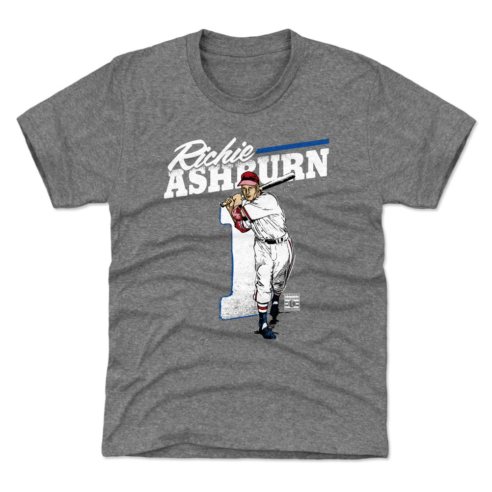 Philadelphia Phillies Bryson Stott Men's Premium T-Shirt - Tri Red - Philadelphia | 500 Level Major League Baseball Players Association (MLBPA)