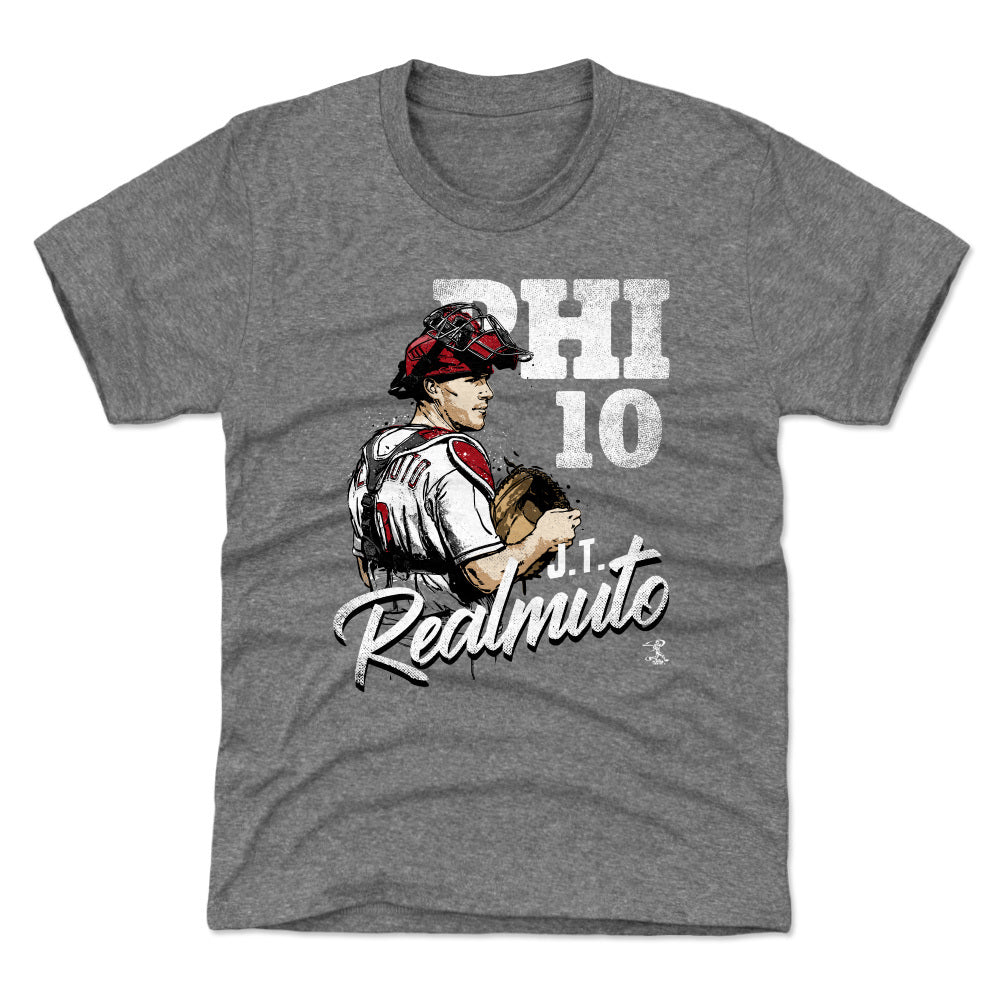 Philadelphia Phillies Kids 500 Level J.T. Realmuto Philadelphia Red Kids Shirt