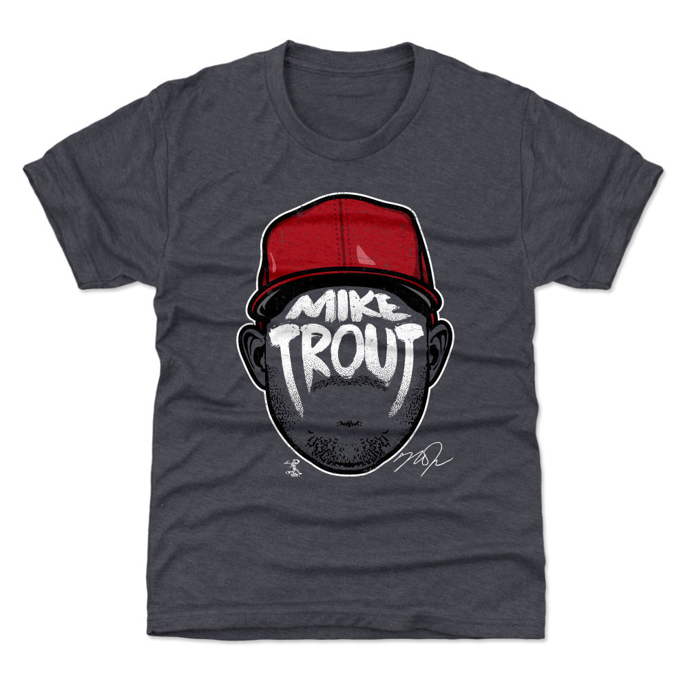 Kids 500 Level Mike Trout Los Angeles Navy Kids Shirt