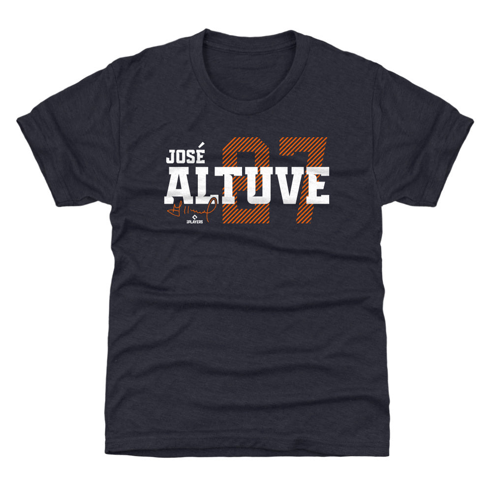 Jose Altuve Kids T-Shirt - Tri Navy - Houston | 500 Level Major League Baseball Players Association (MLBPA)