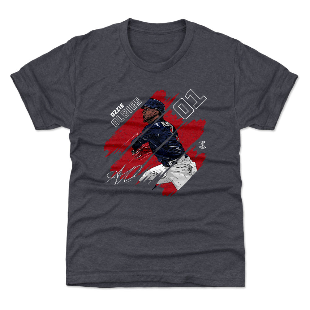 Youth Atlanta Braves Ozzie Albies Nike Red Player Name & Number T-Shirt