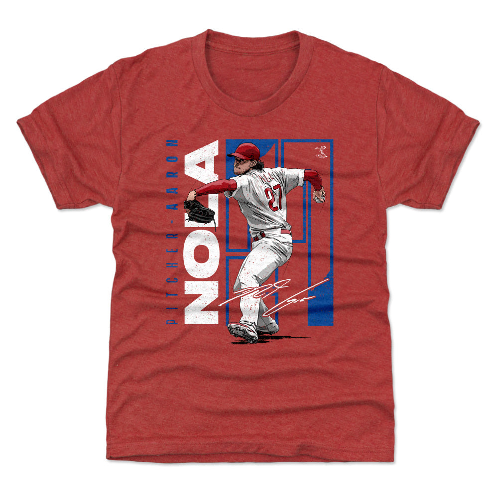  Aaron Nola Youth Shirt (Kids Shirt, 6-7Y Small, Tri