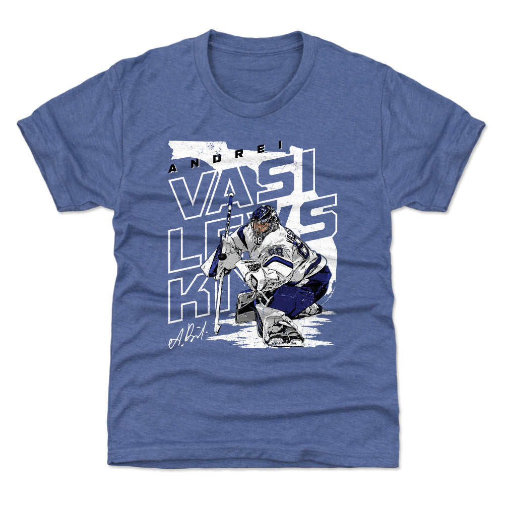 Tampa Bay Lightning Youth - Andrei Vasilevskiy Stretch NHL T-Shirt