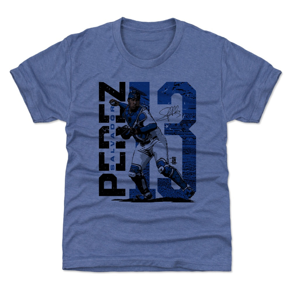 Salvador Perez Kansas City Royals Youth Player T-Shirt - Royal