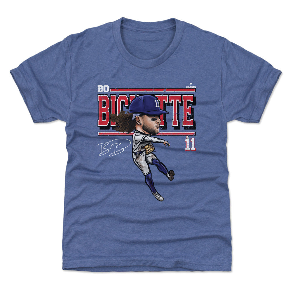 Toronto Blue Jays Kids 500 Level Bo Bichette Toronto Gray Kids Shirt