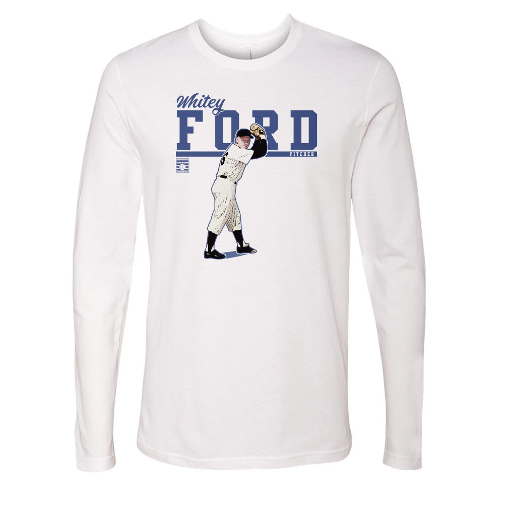 Whitey Ford Men&#39;s Long Sleeve T-Shirt | 500 LEVEL