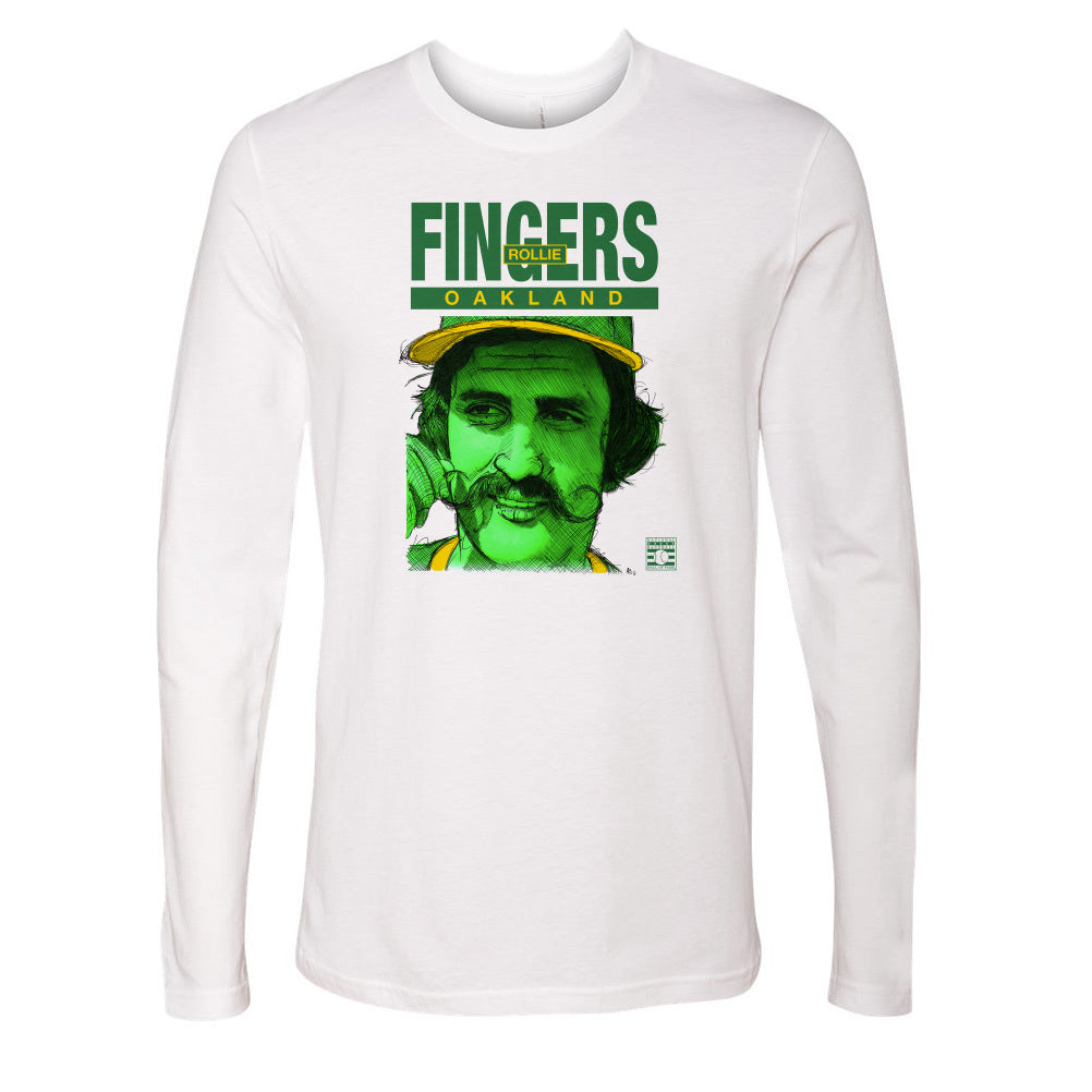 Rollie Fingers Men&#39;s Long Sleeve T-Shirt | 500 LEVEL