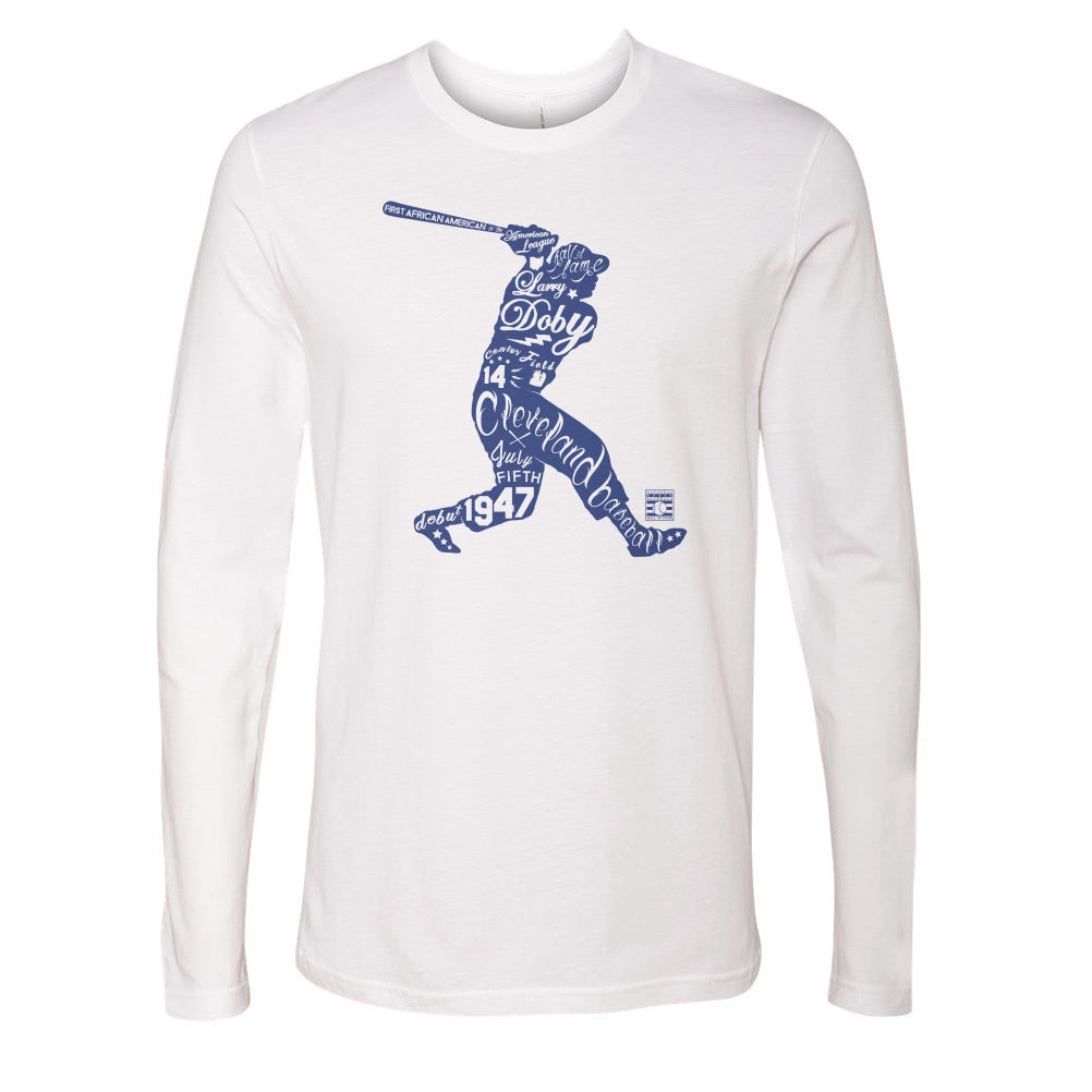 Baseball Hall of Fame Members - Larry Doby - Silhouette - Unisex T-Shirt