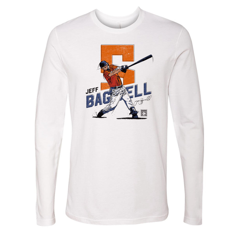 Jeff Bagwell Baseball Tee Shirt  Houston Baseball Hall of Fame