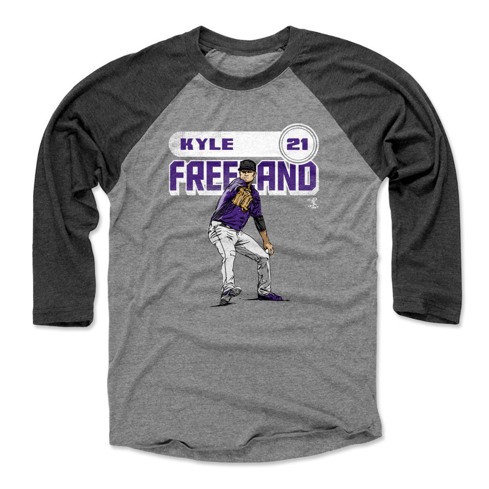 Kyle Freeland Men&#39;s Baseball T-Shirt | 500 LEVEL