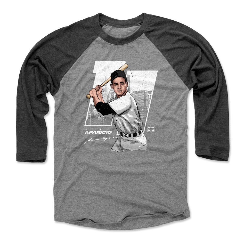 Chicago White Sox Men's 500 Level Luis Aparicio Chicago Gray T-Shirt