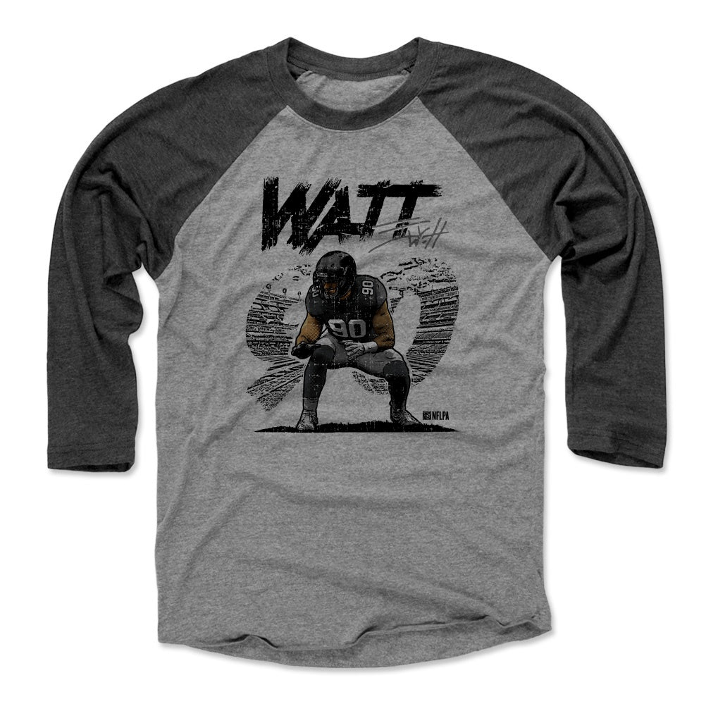 T.J. Watt Baseball Tee Shirt  Pittsburgh Football Men's Baseball