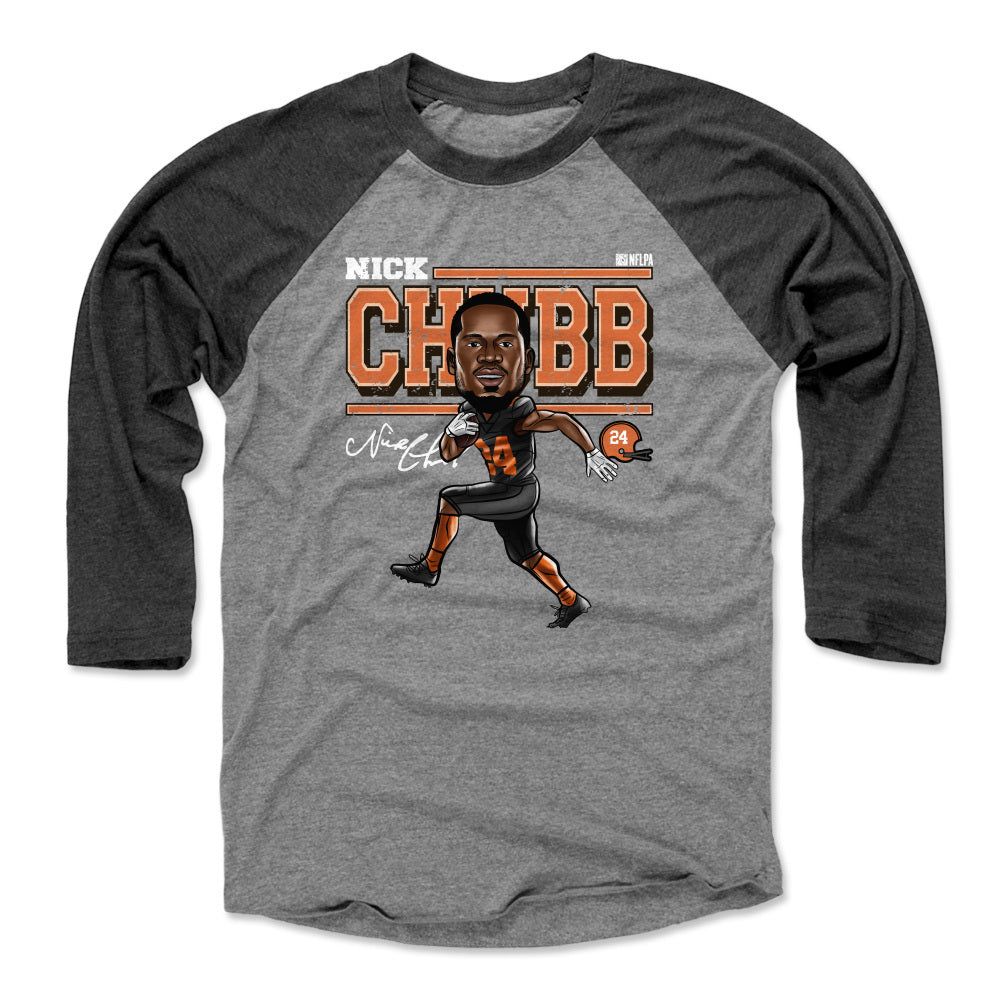 Nick Chubb Baseball Tee Shirt, Cleveland Football Men's Baseball T-Shirt