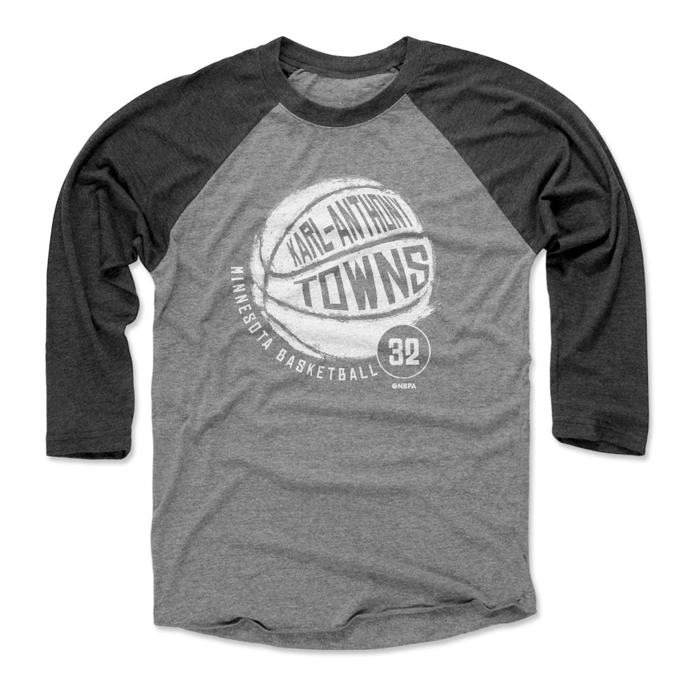 Karl-Anthony Towns Men&#39;s Baseball T-Shirt | 500 LEVEL