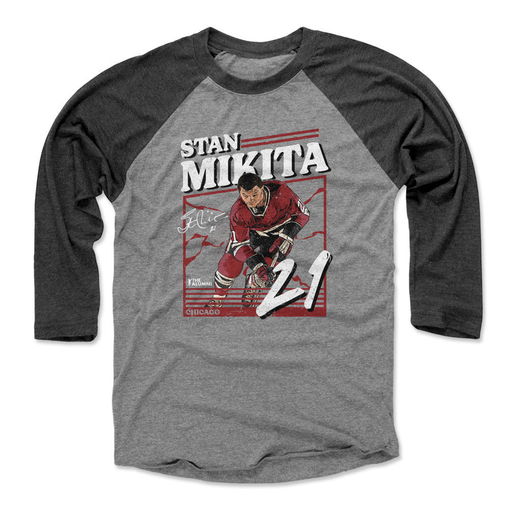 Stan Mikita Men&#39;s Baseball T-Shirt | 500 LEVEL