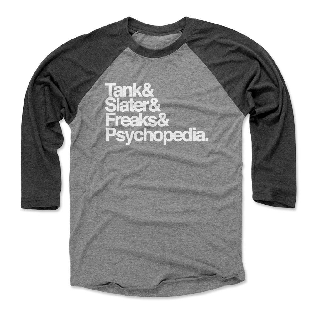 Psychopedia Men&#39;s Baseball T-Shirt | 500 LEVEL