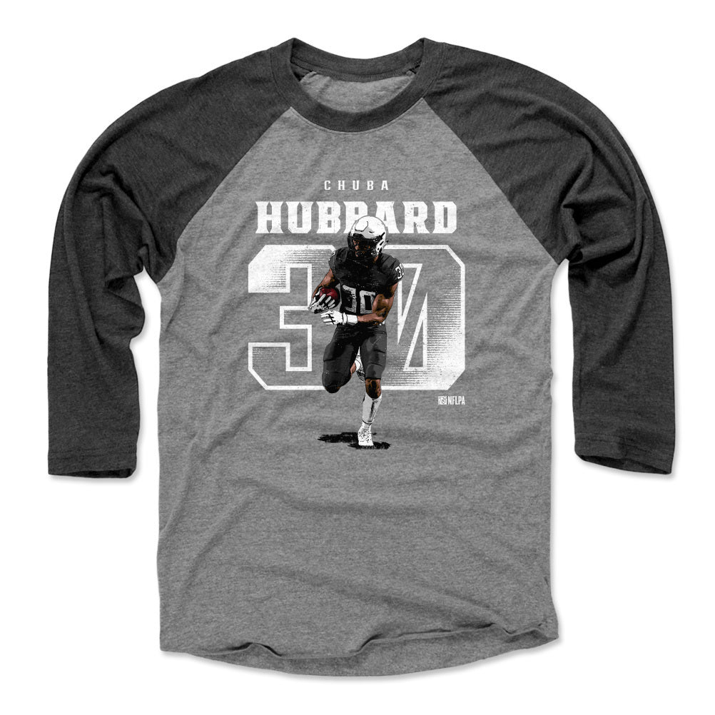 Chuba Hubbard Men&#39;s Baseball T-Shirt | 500 LEVEL