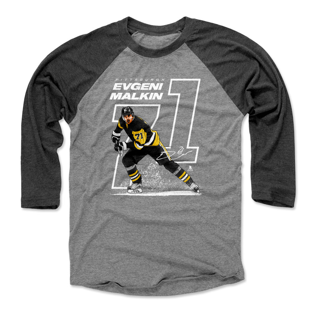 Evgeni Malkin Men&#39;s Baseball T-Shirt | 500 LEVEL