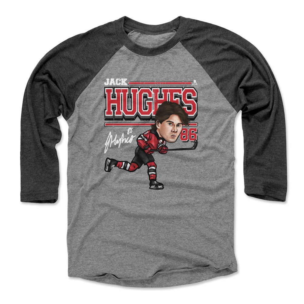 Jack Hughes Men&#39;s Baseball T-Shirt | 500 LEVEL