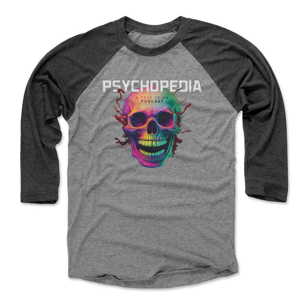 Psychopedia Men&#39;s Baseball T-Shirt | 500 LEVEL