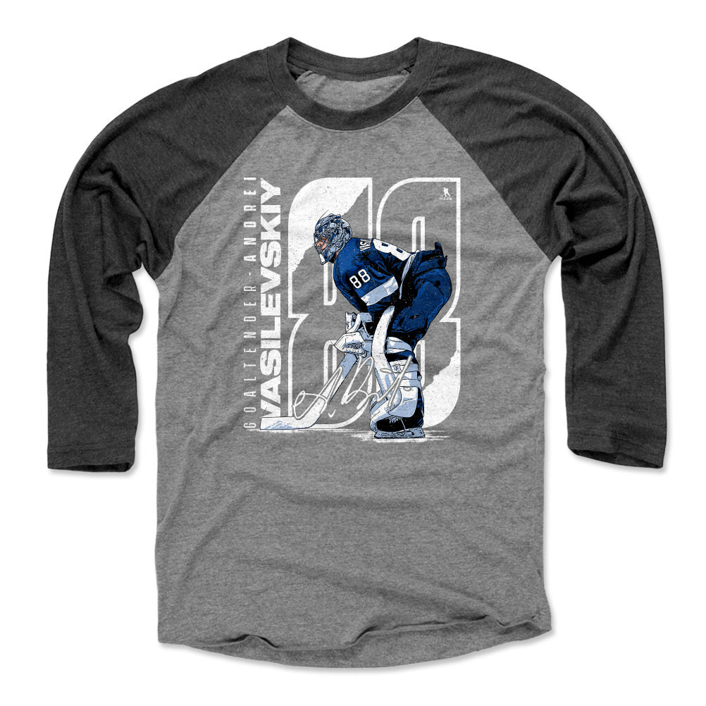 Andrei Vasilevskiy Baseball Tee Shirt, Tampa Bay Hockey Men's Baseball T- Shirt