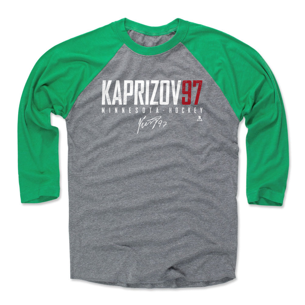 Kirill Kaprizov Men&#39;s Baseball T-Shirt | 500 LEVEL