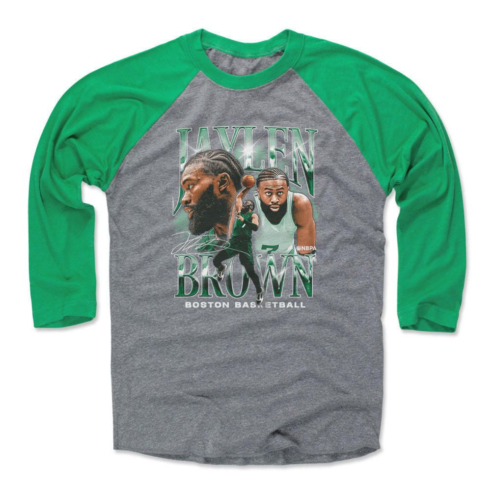 Jaylen Brown Men&#39;s Baseball T-Shirt | 500 LEVEL