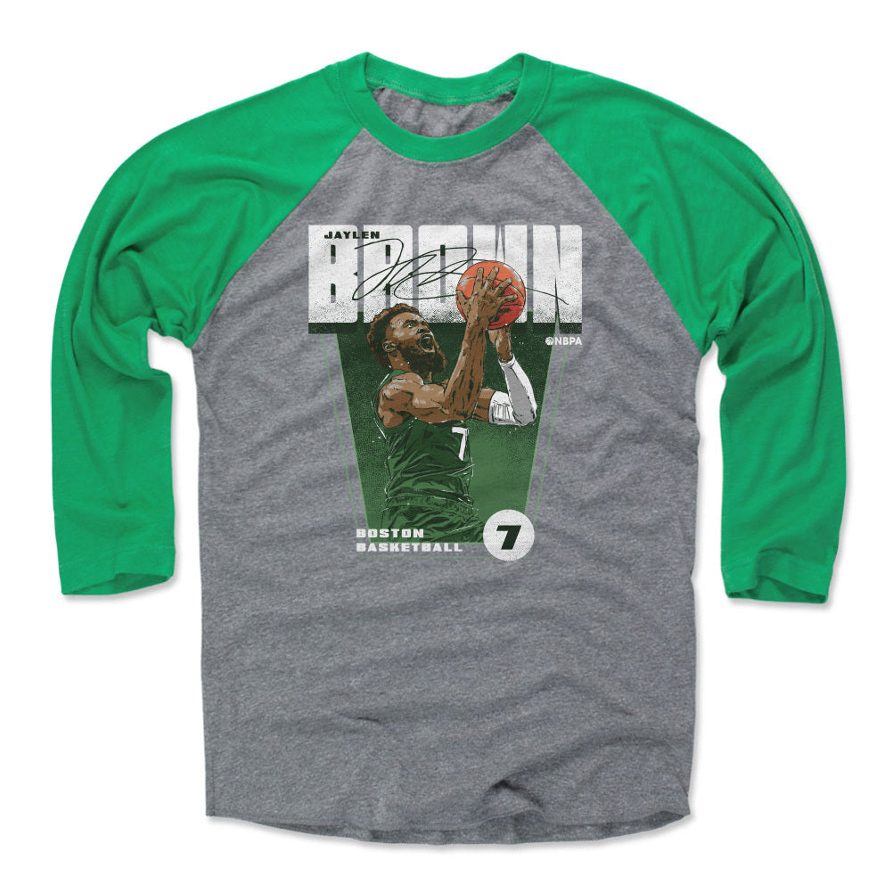 Jaylen Brown Men&#39;s Baseball T-Shirt | 500 LEVEL