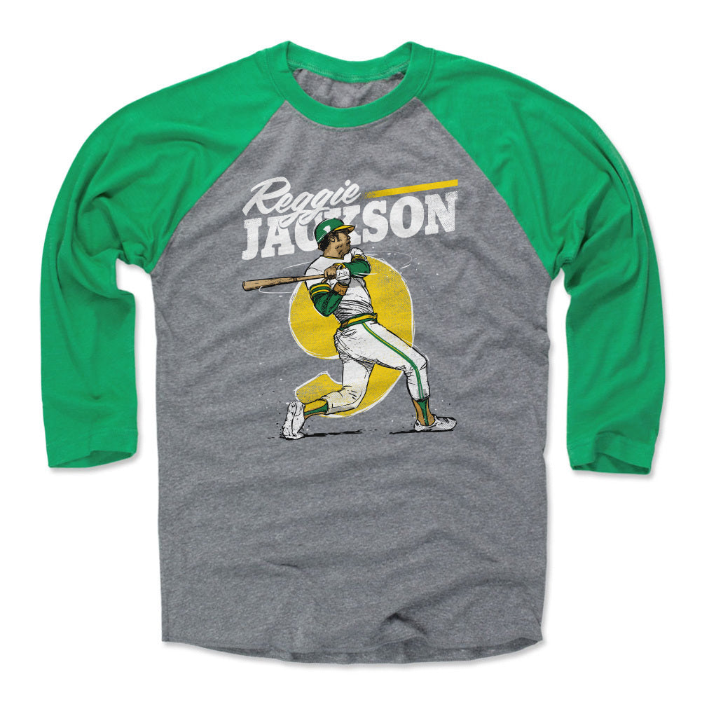  Reggie Jackson Shirt (Cotton, Small, Heather Gray) - Reggie  Jackson New York Bam : Sports & Outdoors