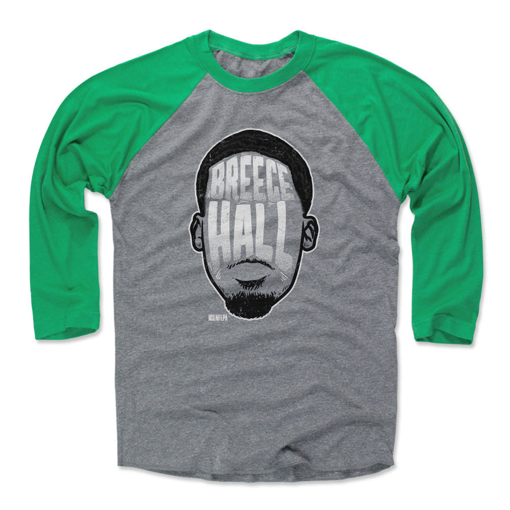 Breece Hall Men&#39;s Baseball T-Shirt | 500 LEVEL