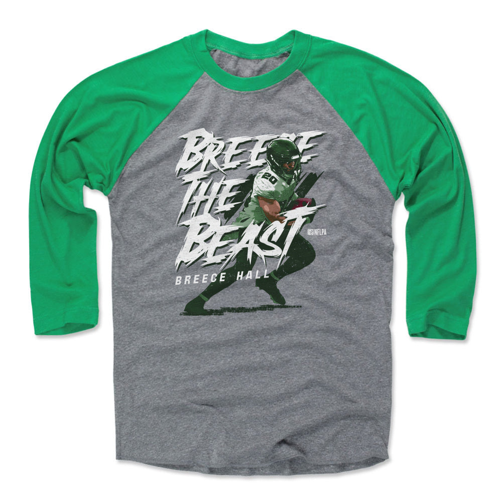 Breece Hall Men&#39;s Baseball T-Shirt | 500 LEVEL