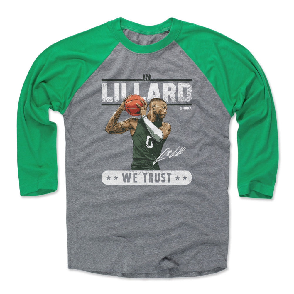 Damian Lillard Men&#39;s Baseball T-Shirt | 500 LEVEL