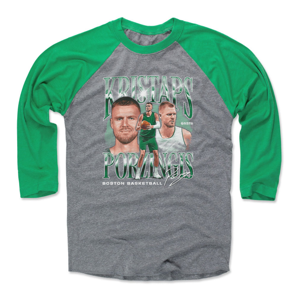 Kristaps Porzingis Men&#39;s Baseball T-Shirt | 500 LEVEL