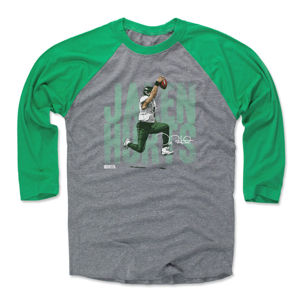 Jalen Hurts Men&#39;s Baseball T-Shirt | 500 LEVEL