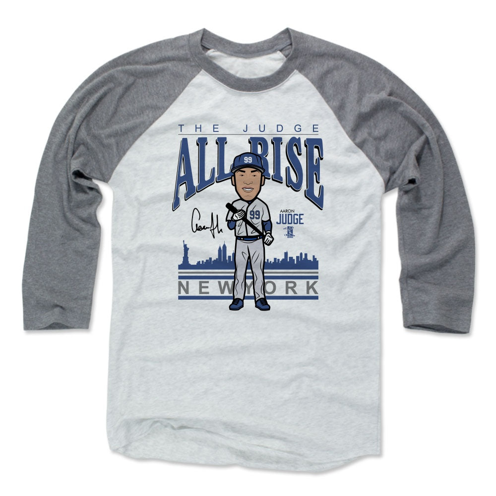 Aaron Judge Kids T-Shirt - Tri Gray - New York | 500 Level Major League Baseball Players Association (MLBPA)