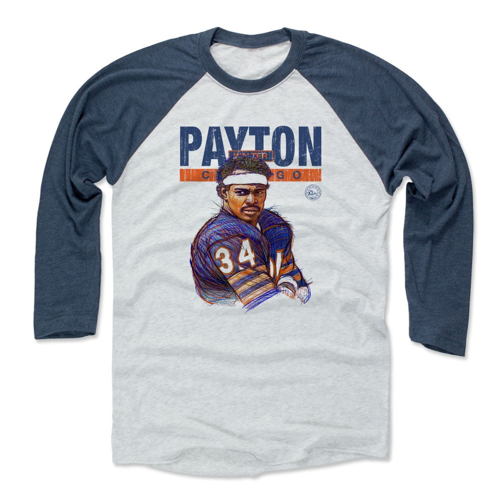 Walter Payton Men's Cotton T-Shirt - White - Chicago | 500 Level