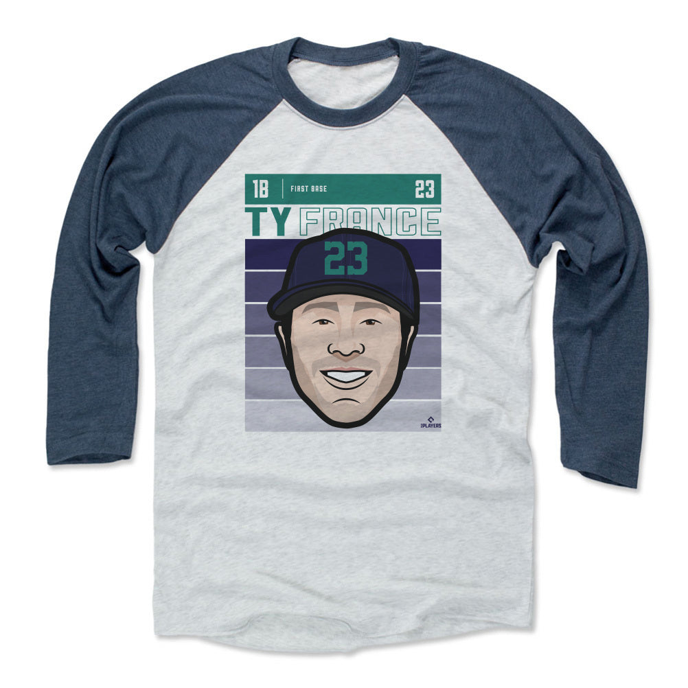 Ty France Baseball Tee Shirt, Seattle Baseball Men's Baseball T-Shirt
