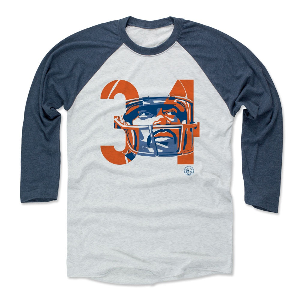 500LVL Walter Payton Men's Baseball T-Shirt - Chicago Throwbacks Walter Payton Power Runner