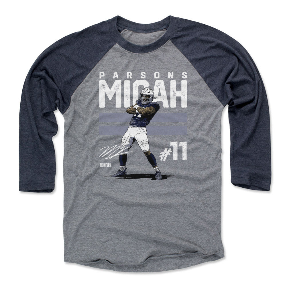 Micah Parsons Men&#39;s Baseball T-Shirt | 500 LEVEL