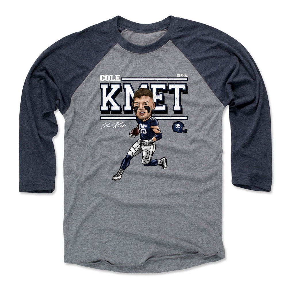 Cole Kmet Baseball Tee Shirt, Chicago Football Men's Baseball T-Shirt