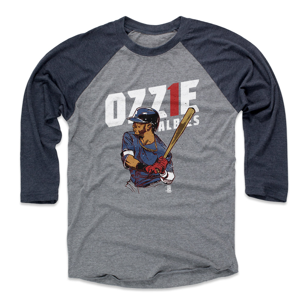 Ozzie Albies Kids T-Shirt - Atlanta Baseball Ozzie Albies Bat W WHT