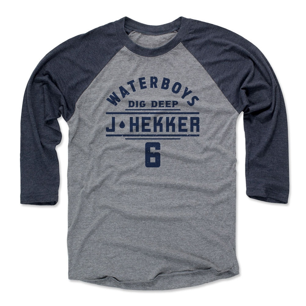 Johnny Hekker Baseball Tee Shirt, Waterboys Charities Men's Baseball T- Shirt