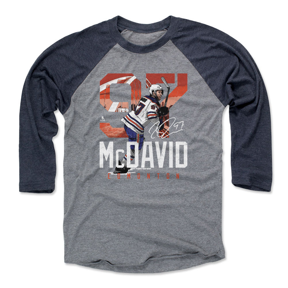 Connor McDavid Men&#39;s Baseball T-Shirt | 500 LEVEL