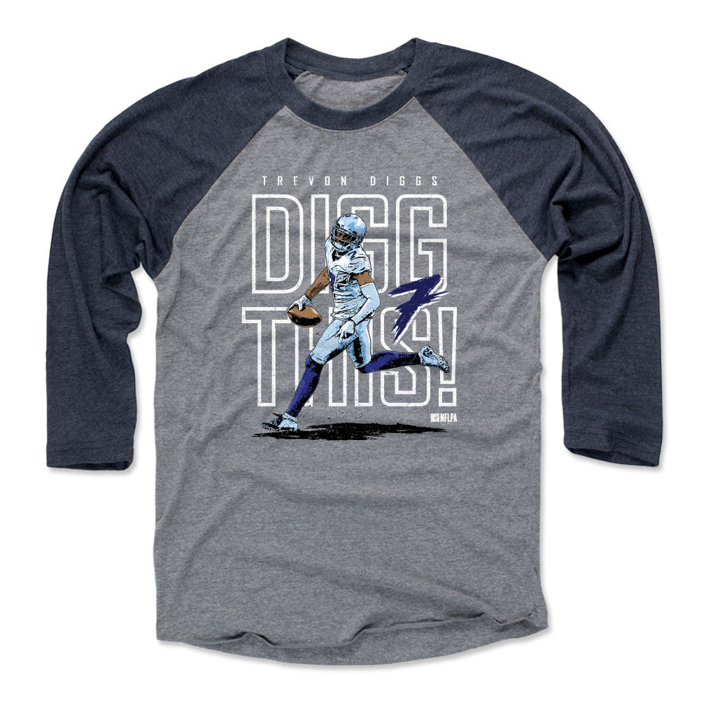 Trevon Diggs Baseball Tee Shirt, Dallas Football Men's Baseball T-Shirt